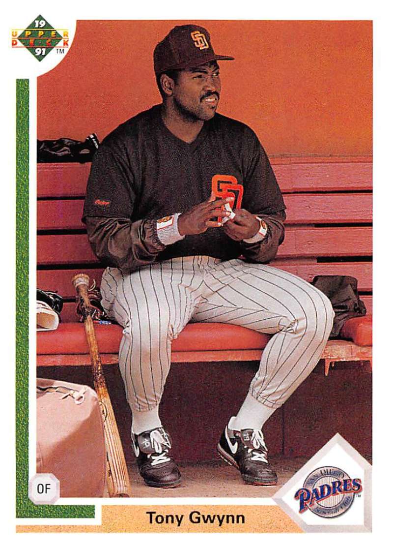 1991 Upper Deck Baseball #255 Tony Gwynn San Diego Padres Image 1