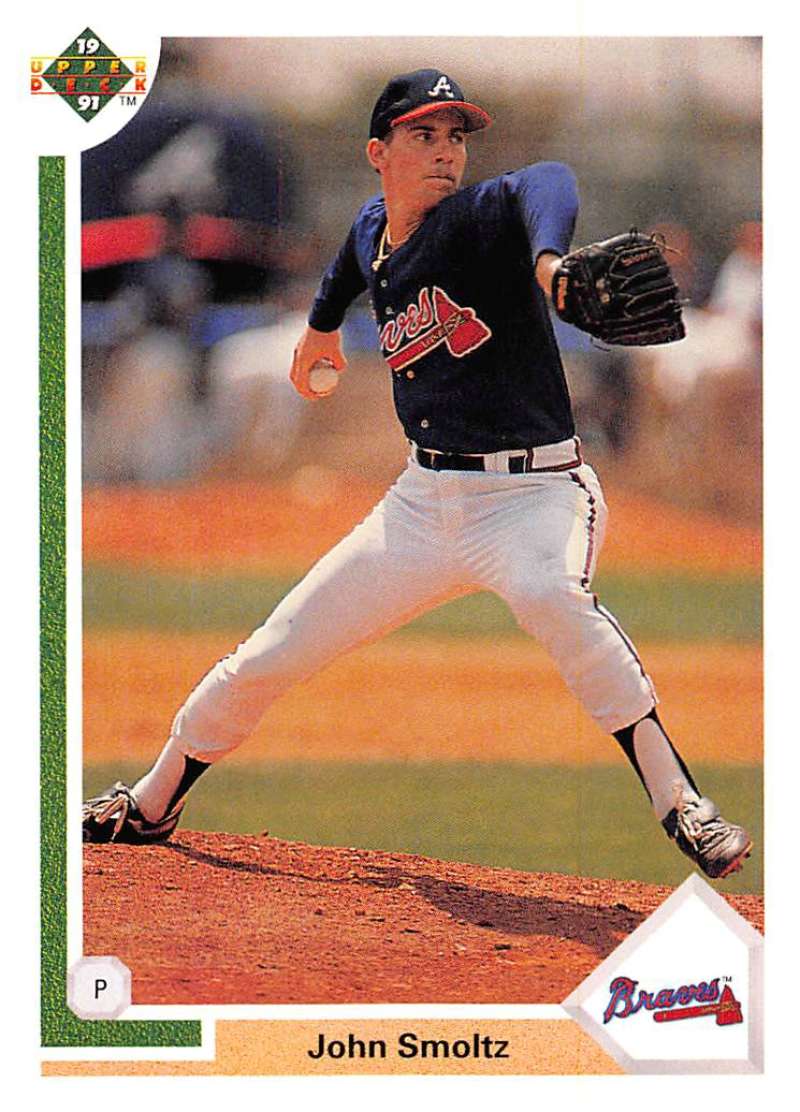 1991 Upper Deck Baseball #264 John Smoltz Atlanta Braves Image 1