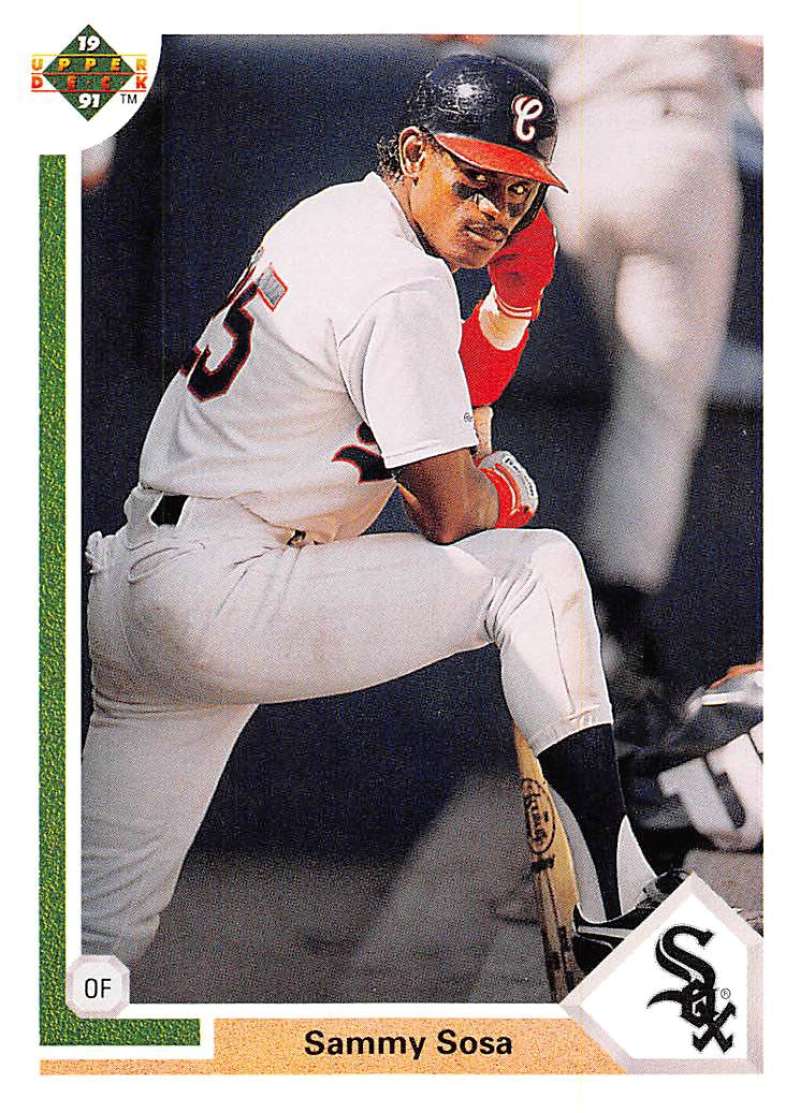1991 Upper Deck Baseball #265 Sammy Sosa Chicago White Sox Image 1