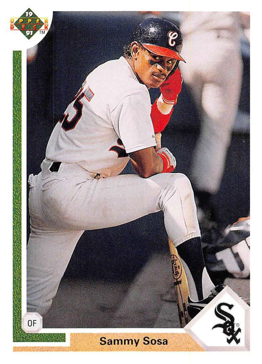 1991 Upper Deck Baseball #265 Sammy Sosa  Chicago White Sox  Image 1