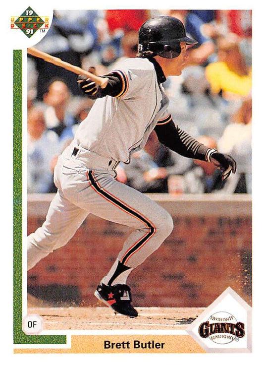 1991 Upper Deck Baseball #270 Brett Butler  San Francisco Giants  Image 1
