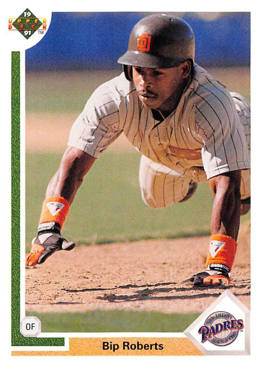1991 Upper Deck Baseball #271 Bip Roberts  San Diego Padres  Image 1