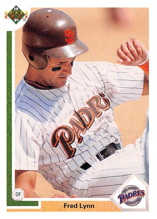 1991 Upper Deck Baseball #273 Fred Lynn  San Diego Padres  Image 1
