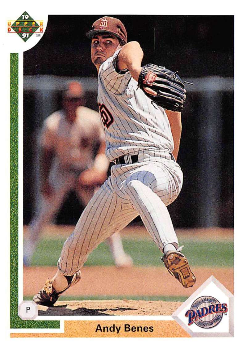 1991 Upper Deck Baseball #275 Andy Benes San Diego Padres Image 1