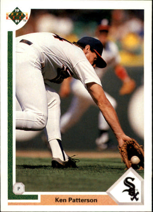 1991 Upper Deck Baseball #283 Ken Patterson  Chicago White Sox  Image 1