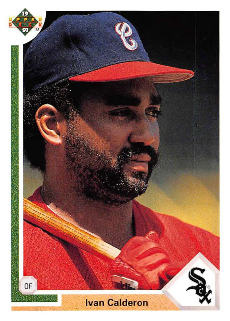 1991 Upper Deck Baseball #285 Ivan Calderon Chicago White Sox Image 1