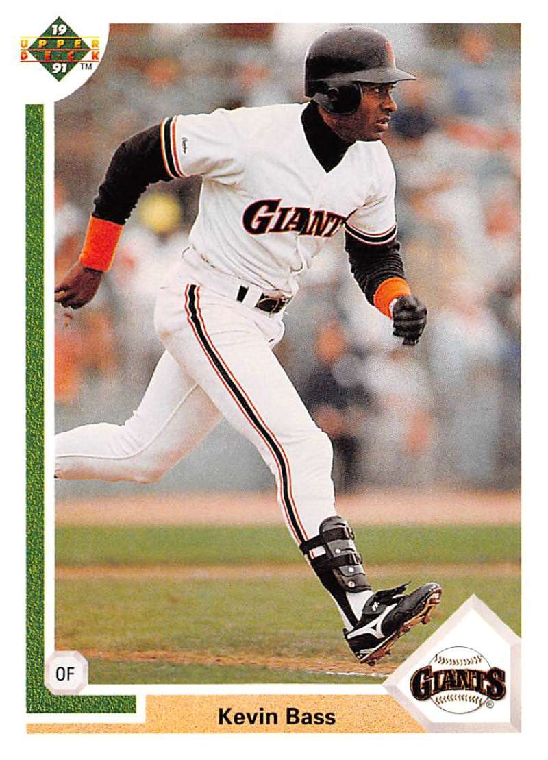 1991 Upper Deck Baseball #287 Kevin Bass San Francisco Giants Image 1