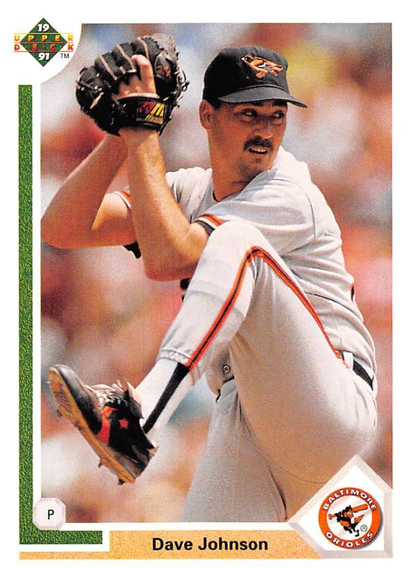 1991 Upper Deck Baseball #299 Dave Johnson Baltimore Orioles Image 1