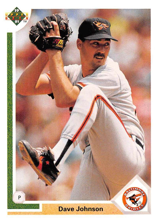 1991 Upper Deck Baseball #299 Dave Johnson  Baltimore Orioles  Image 1