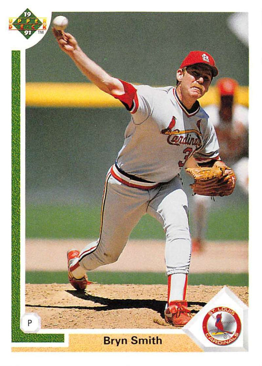 1991 Upper Deck Baseball #307 Bryn Smith  St. Louis Cardinals  Image 1