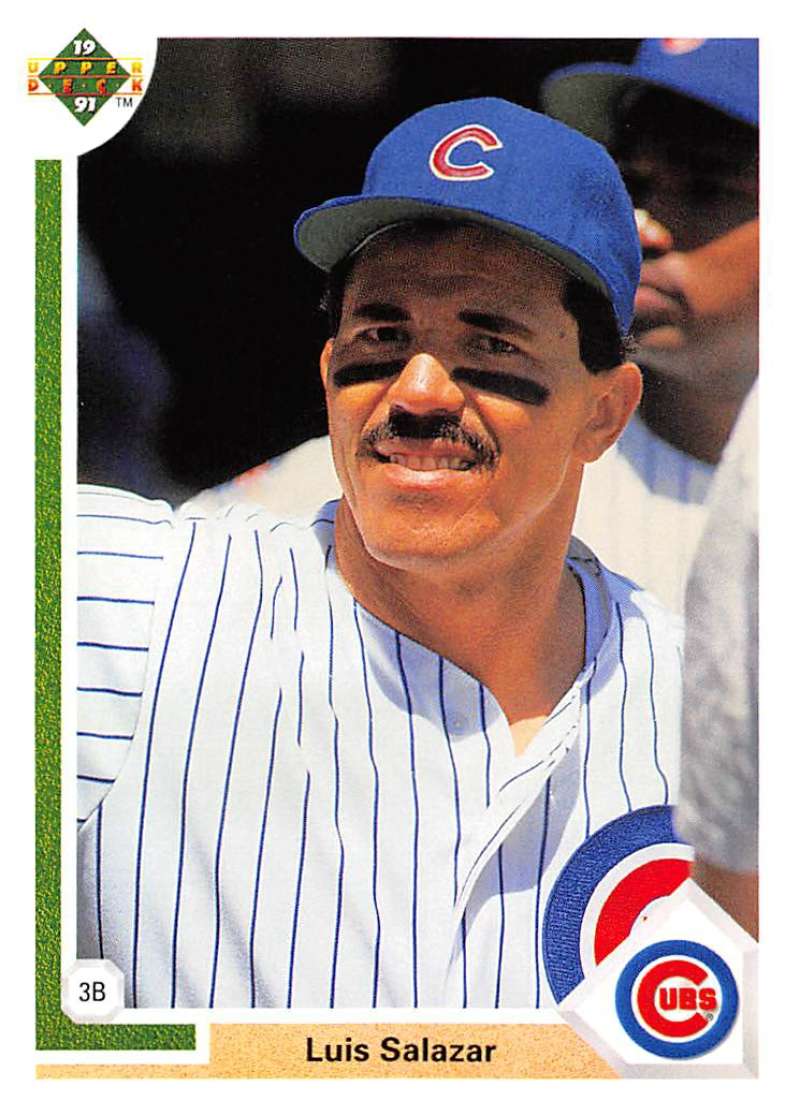1991 Upper Deck Baseball #311 Luis Salazar Chicago Cubs Image 1