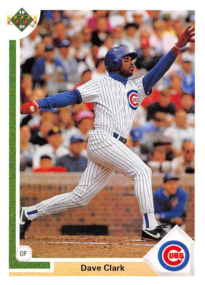 1991 Upper Deck Baseball #314 Dave Clark Chicago Cubs Image 1