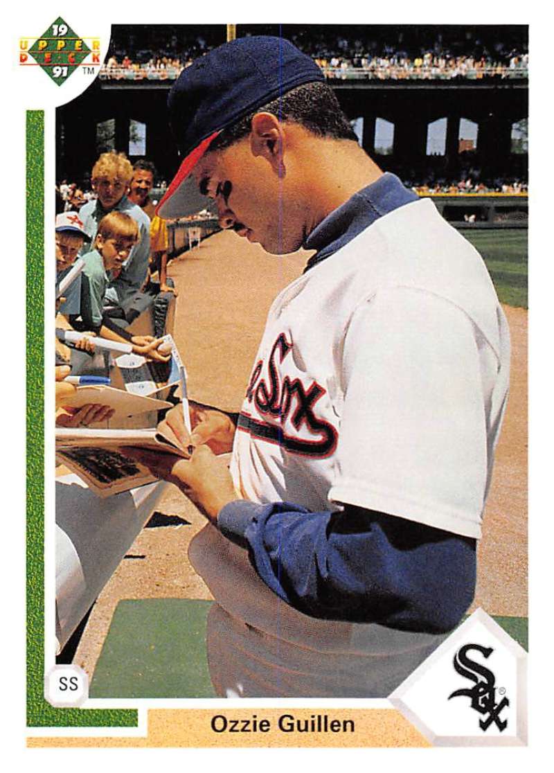 1991 Upper Deck Baseball #325 Ozzie Guillen Chicago White Sox Image 1