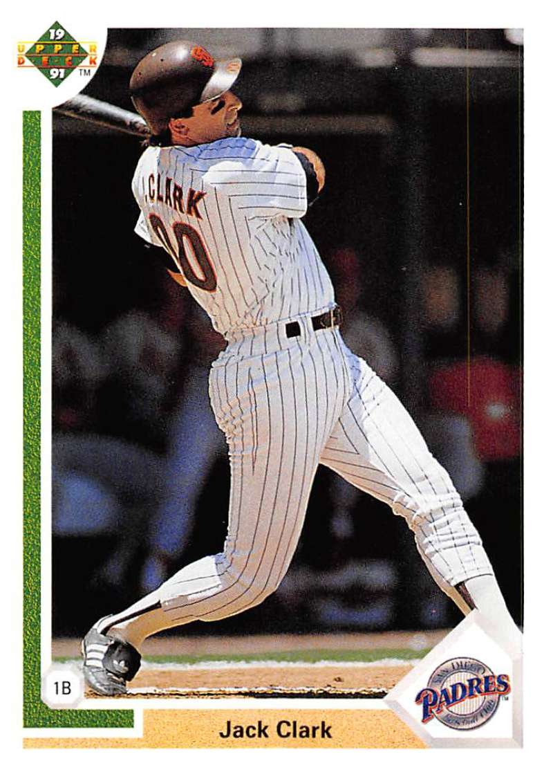 1991 Upper Deck Baseball #331 Jack Clark San Diego Padres Image 1