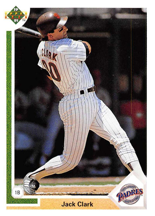 1991 Upper Deck Baseball #331 Jack Clark  San Diego Padres  Image 1