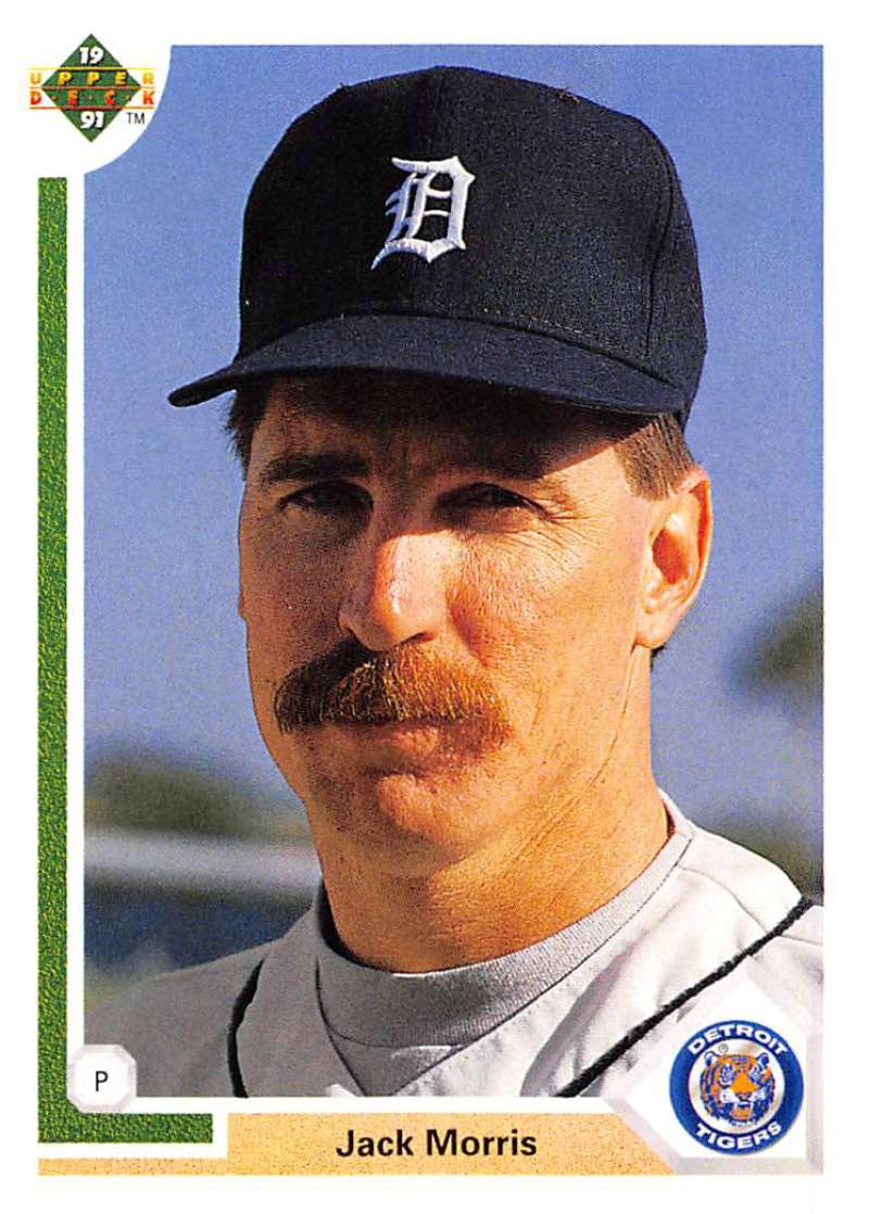 1991 Upper Deck Baseball #336 Jack Morris Detroit Tigers Image 1