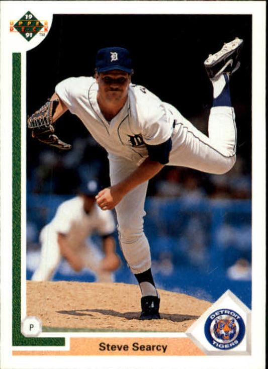 1991 Upper Deck Baseball #338 Steve Searcy  Detroit Tigers  Image 1