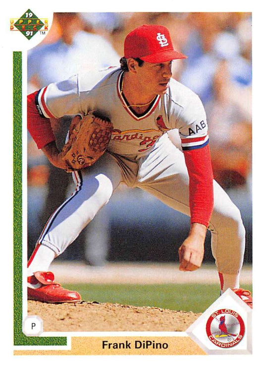 1991 Upper Deck Baseball #350 Frank DiPino  St. Louis Cardinals  Image 1