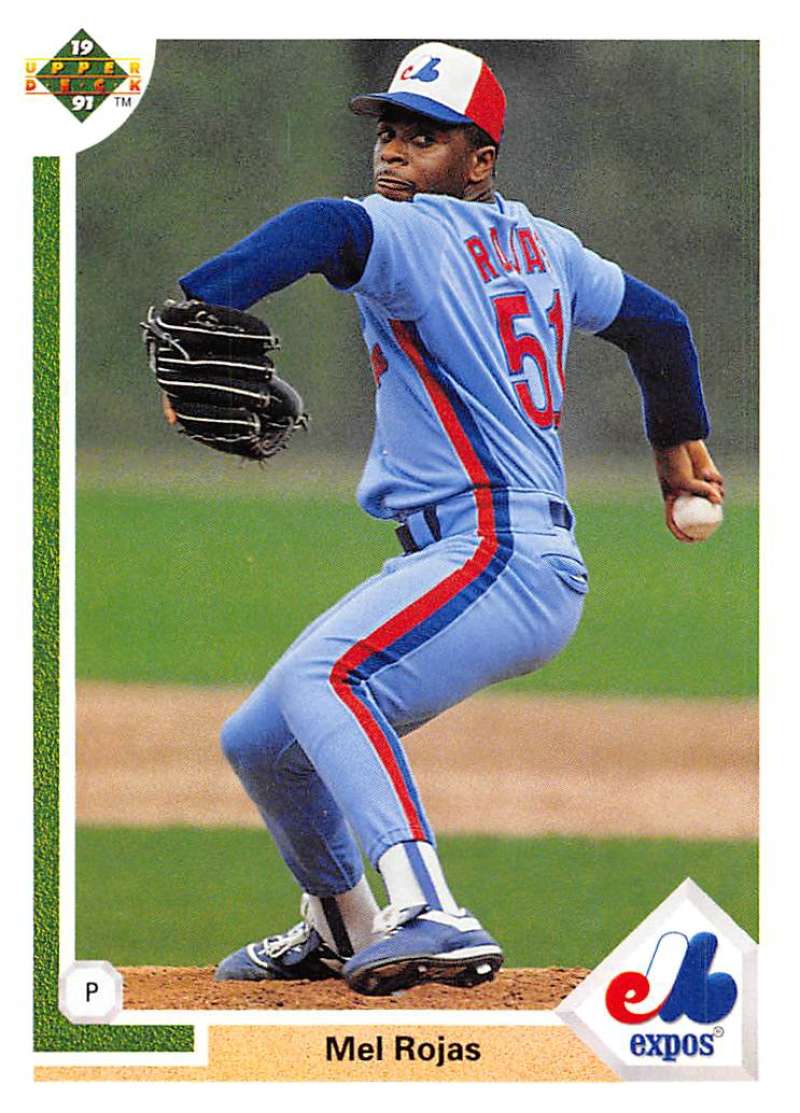 1991 Upper Deck Baseball #357 Mel Rojas Montreal Expos Image 1