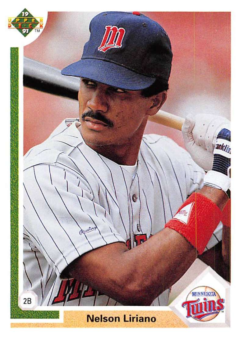 1991 Upper Deck Baseball #360 Nelson Liriano Minnesota Twins Image 1