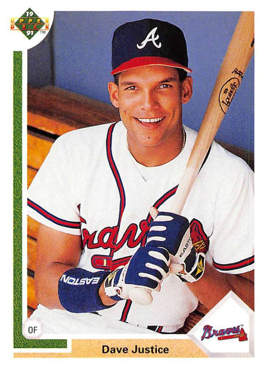1991 Upper Deck Baseball #363 David Justice  Atlanta Braves  Image 1