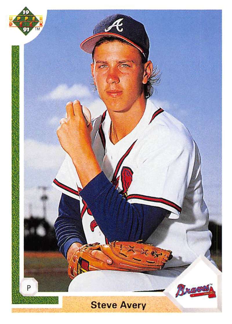 1991 Upper Deck Baseball #365 Steve Avery Atlanta Braves Image 1