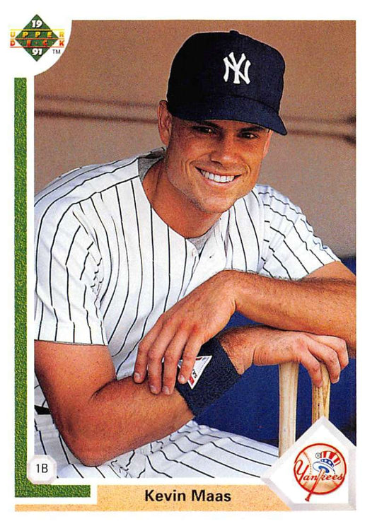 1991 Upper Deck Baseball #375 Kevin Maas  New York Yankees  Image 1
