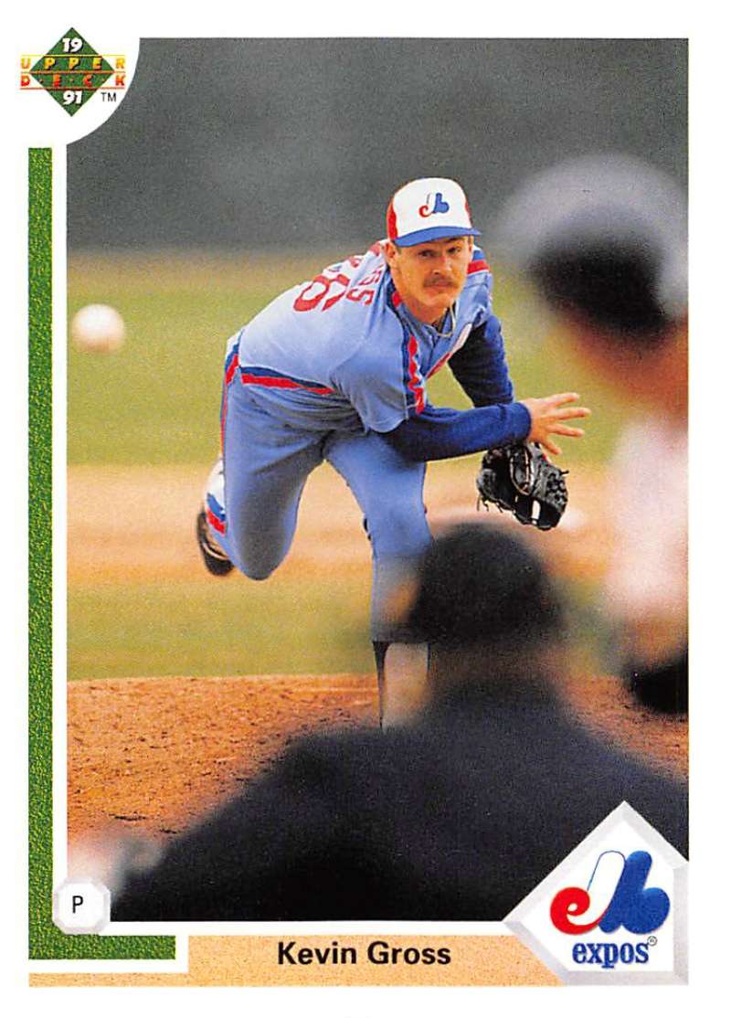 1991 Upper Deck Baseball #380 Kevin Gross Montreal Expos Image 1