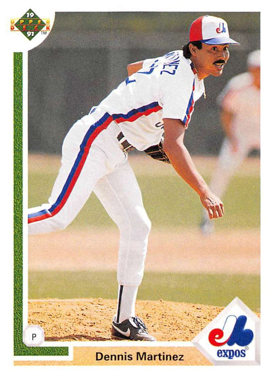 1991 Upper Deck Baseball #385 Dennis Martinez  Montreal Expos  Image 1