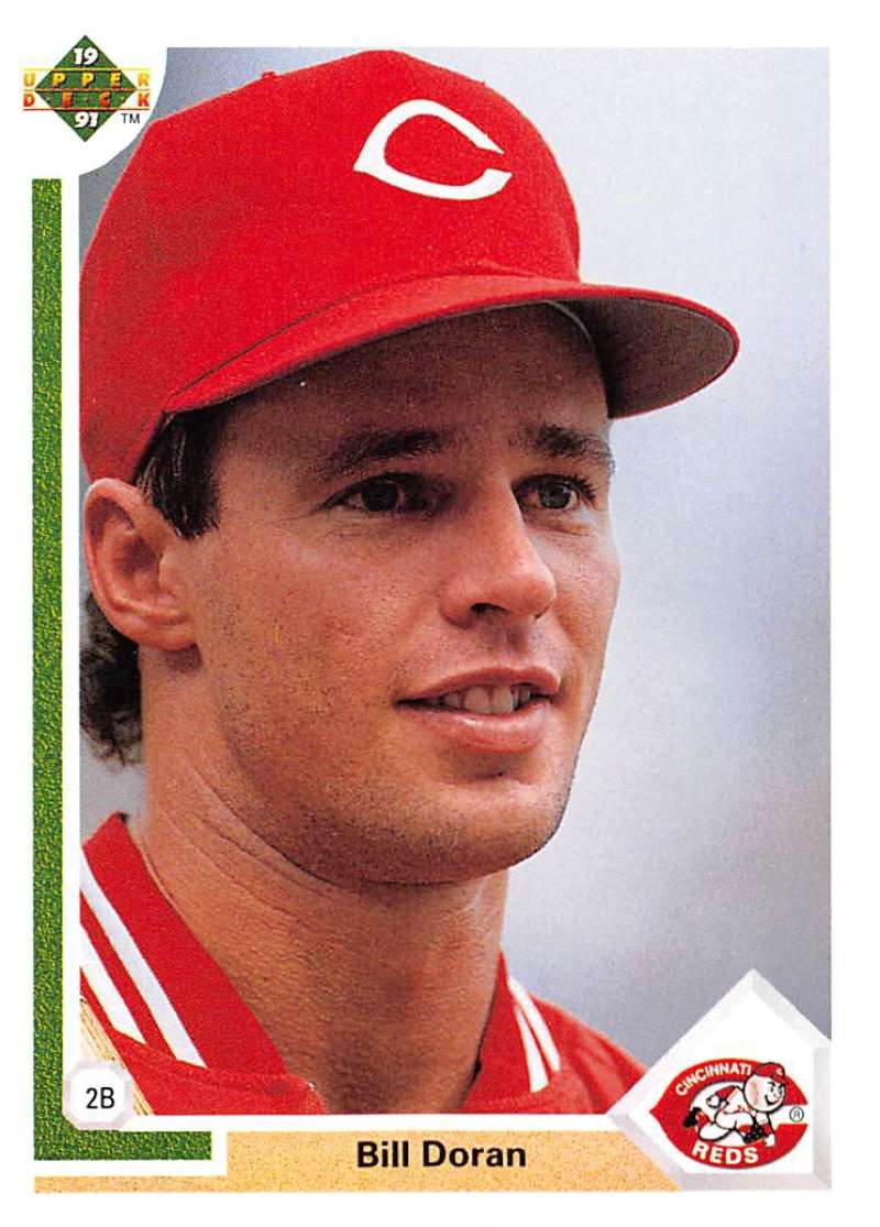 1991 Upper Deck Baseball #398 Bill Doran Cincinnati Reds Image 1