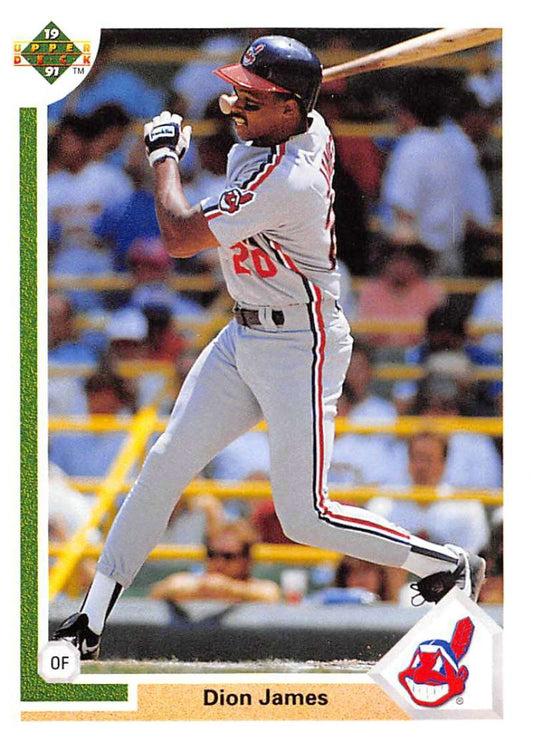 1991 Upper Deck Baseball #399 Dion James  Cleveland Indians  Image 1