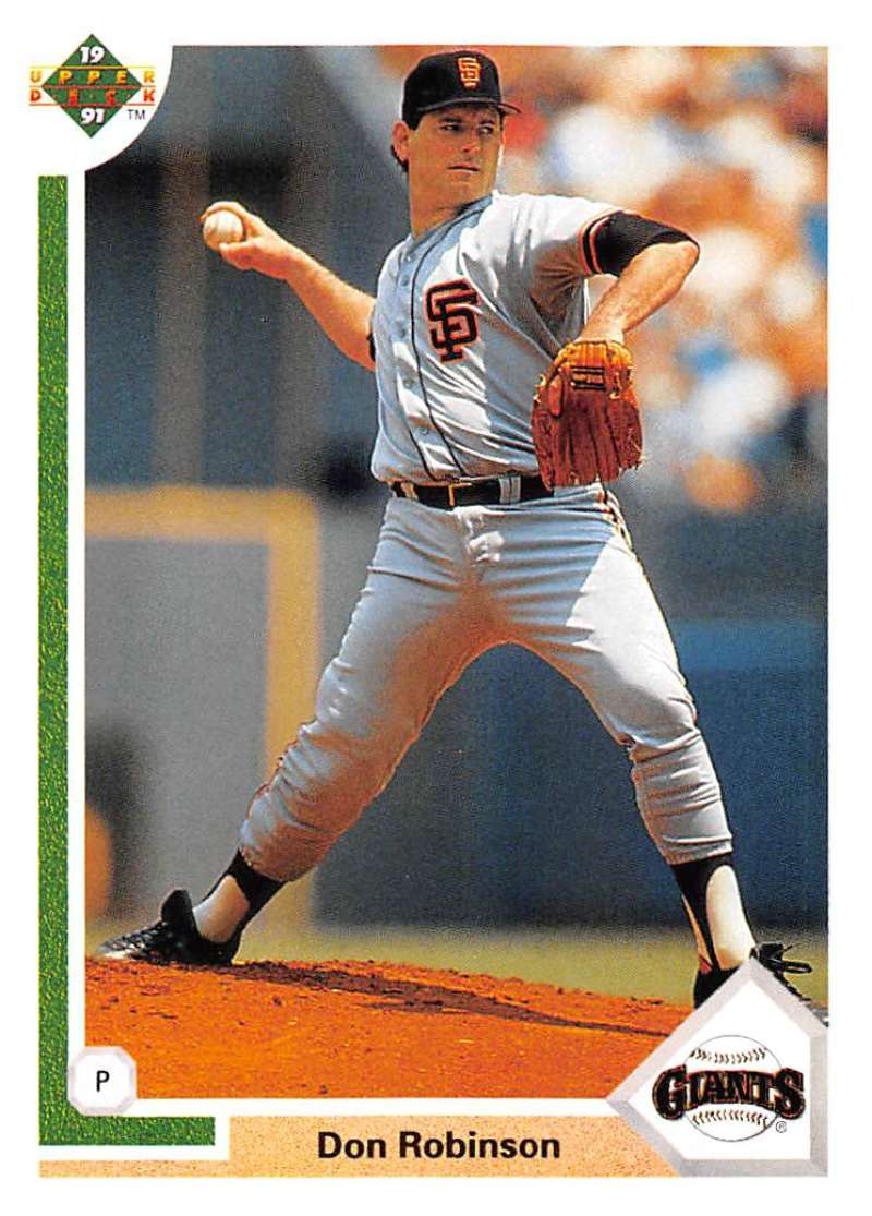 1991 Upper Deck Baseball #402 Don Robinson San Francisco Giants Image 1
