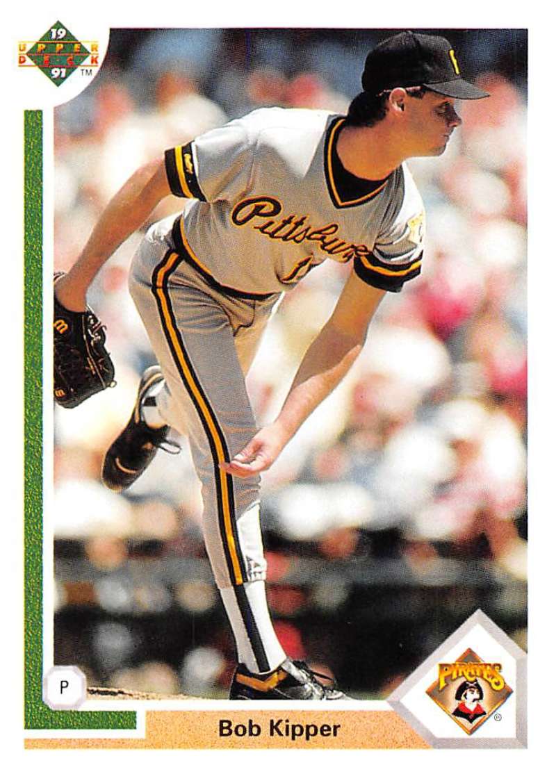 1991 Upper Deck Baseball #407 Bob Kipper Pittsburgh Pirates Image 1