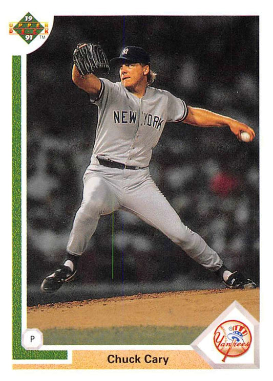 1991 Upper Deck Baseball #409 Chuck Cary  New York Yankees  Image 1