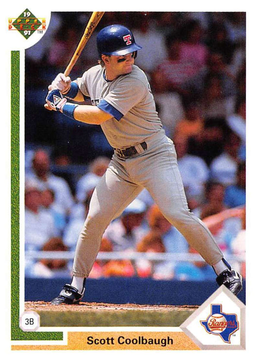 1991 Upper Deck Baseball #451 Scott Coolbaugh  Texas Rangers  Image 1