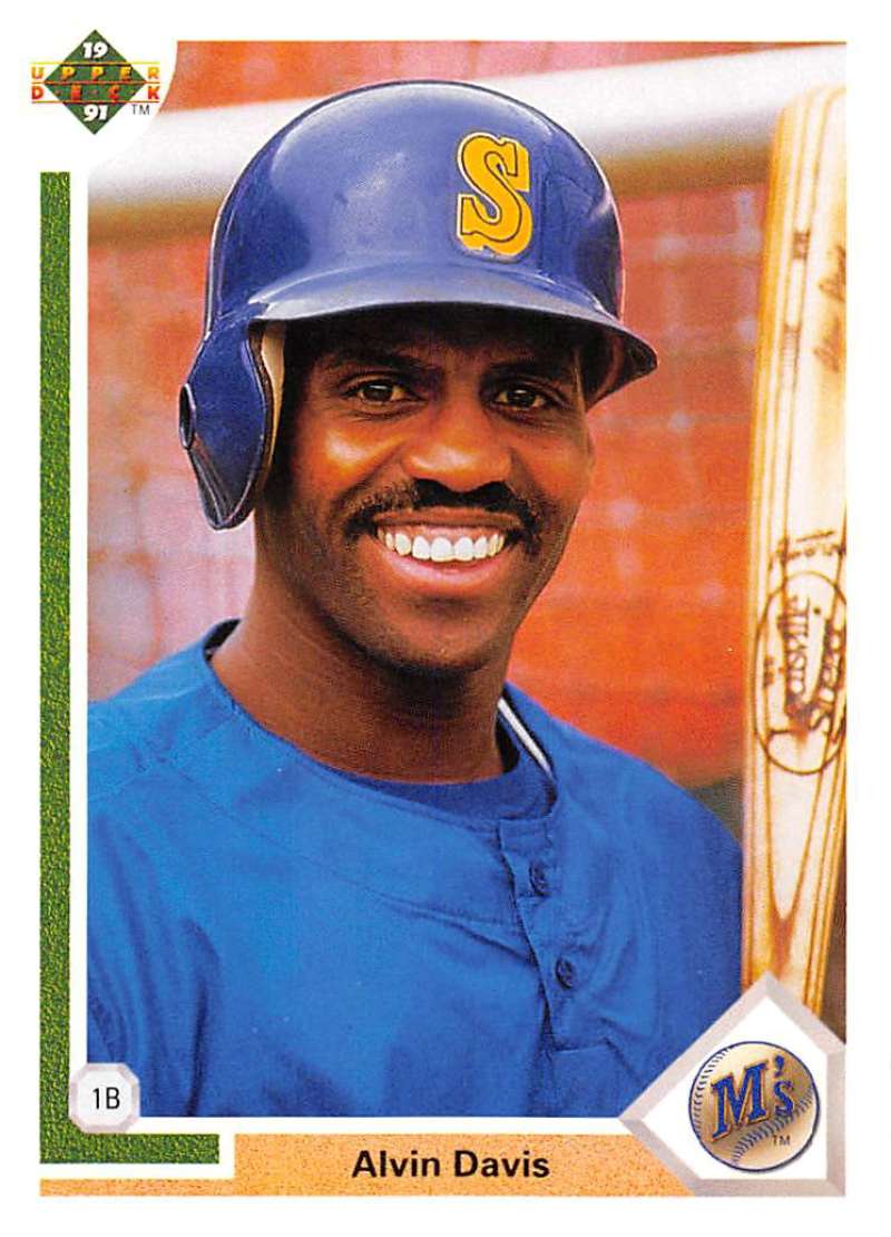 1991 Upper Deck Baseball #457 Alvin Davis Seattle Mariners Image 1