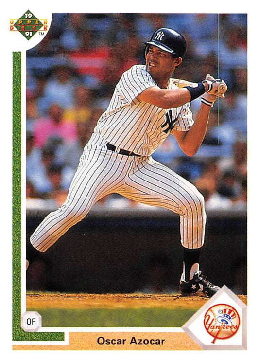 1991 Upper Deck Baseball #464 Oscar Azocar  New York Yankees  Image 1