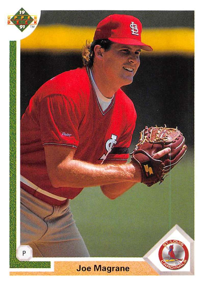 1991 Upper Deck Baseball #465 Joe Magrane St. Louis Cardinals Image 1
