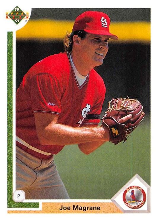 1991 Upper Deck Baseball #465 Joe Magrane  St. Louis Cardinals  Image 1