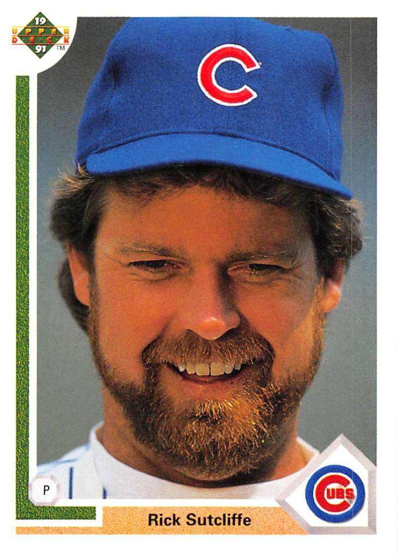 1991 Upper Deck Baseball #473 Rick Sutcliffe Chicago Cubs Image 1