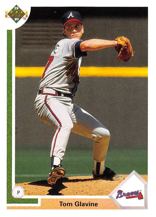 1991 Upper Deck Baseball #480 Tom Glavine  Atlanta Braves  Image 1