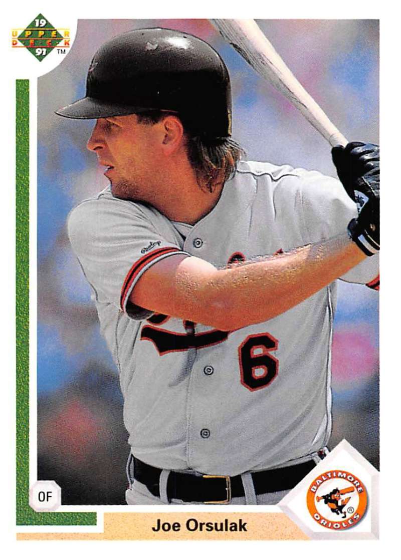1991 Upper Deck Baseball #506 Joe Orsulak Baltimore Orioles Image 1