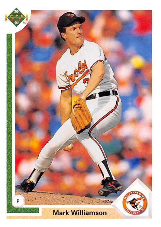 1991 Upper Deck Baseball #510 Mark Williamson  Baltimore Orioles  Image 1