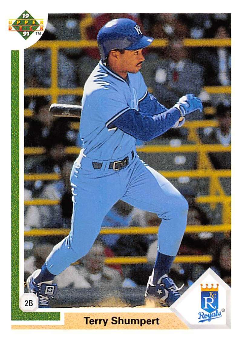 1991 Upper Deck Baseball #521 Terry Shumpert Kansas City Royals Image 1
