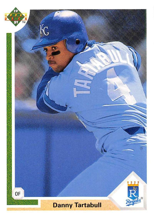 1991 Upper Deck Baseball #523 Danny Tartabull  Kansas City Royals  Image 1