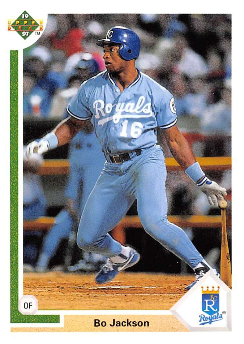 1991 Upper Deck Baseball #545 Bo Jackson Kansas City Royals Image 1