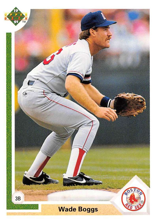1991 Upper Deck Baseball #546 Wade Boggs  Boston Red Sox  Image 1