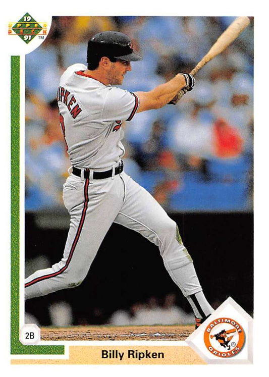 1991 Upper Deck Baseball #550 Billy Ripken  Baltimore Orioles  Image 1