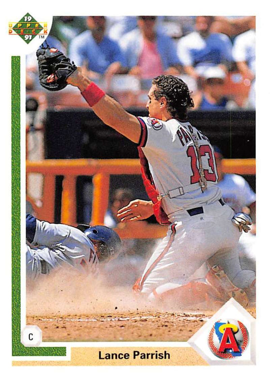 1991 Upper Deck Baseball #552 Lance Parrish  California Angels  Image 1