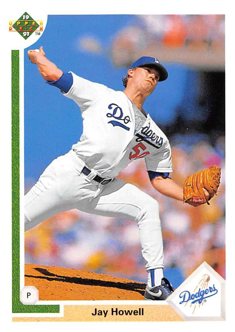 1991 Upper Deck Baseball #558 Jay Howell Los Angeles Dodgers Image 1